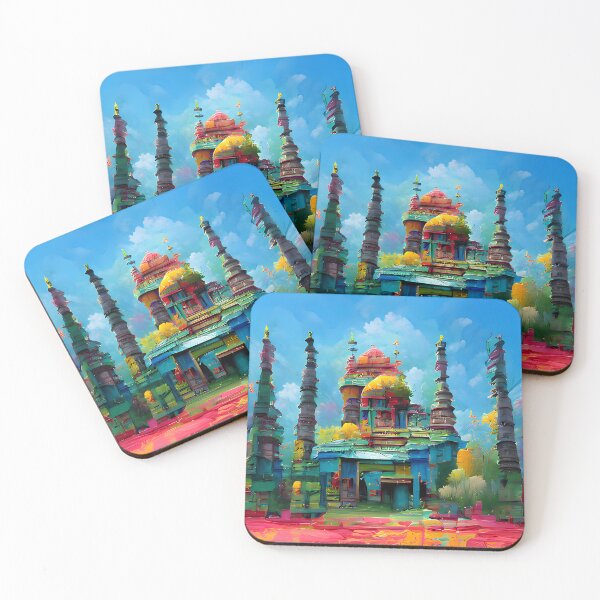 Item preview, Fantasy Hindu Temple Collection #31 by GizbarArts made with a.i. designed and sold by Ganzabara.