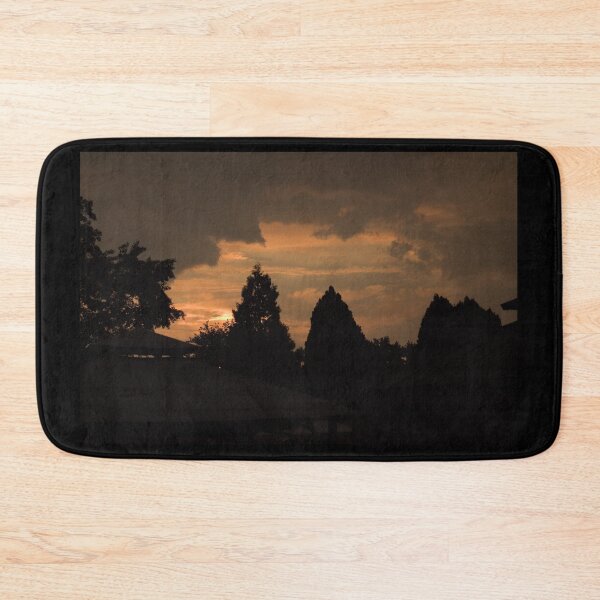 Item preview, Marmalade Orange Sunset Sky Silhouette - Nature Aesthetic Photography designed and sold by Lucidesigns.