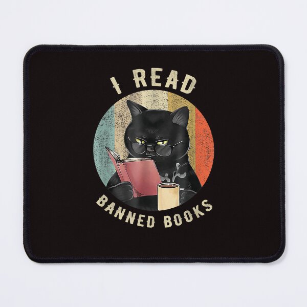 Item preview, Cat I Read Banned Books Funny Bookworms Reading Book designed and sold by Best Selling ⭐⭐⭐⭐⭐(9.0).