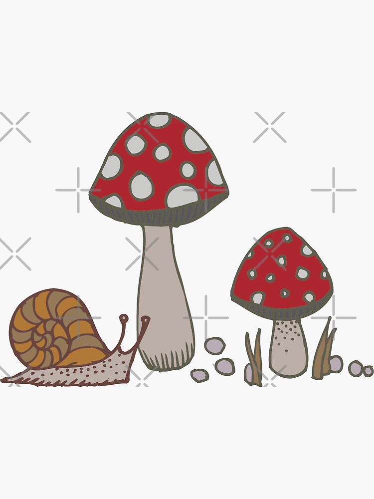 Forest Floor - fun fungus pattern by Cecca Designs by Cecca-Designs