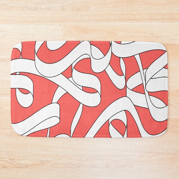 Item preview, Abstract and minimalist entangled pink ribbon #63 designed and sold by Cocolorr.
