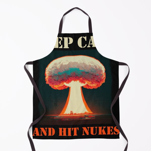 Item preview, keep calm and hit nukes. designed and sold by SJG-digital.