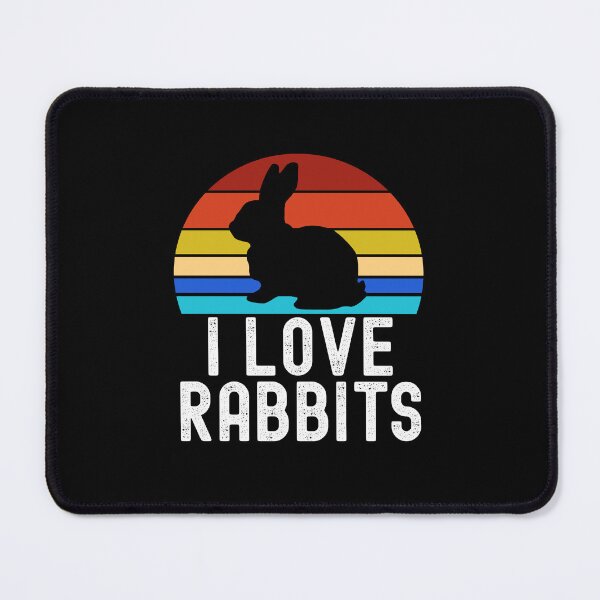 Item preview, I love bunnies - rabbit sunset designed and sold by VitoTDesign.