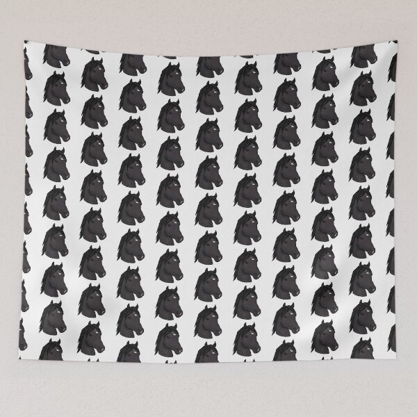 Item preview, Black Welsh Pony Portrait designed and sold by theaadesigns.