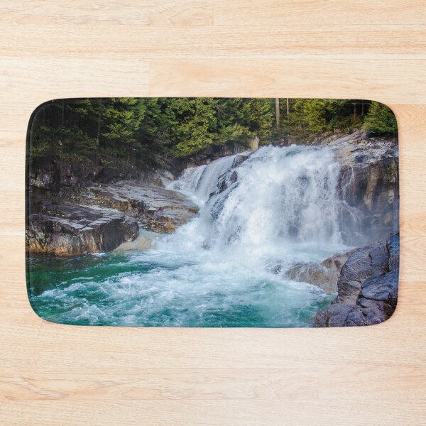 Item preview, Winter Waterfall Into A Glacial Pool designed and sold by pmcmanndesign.