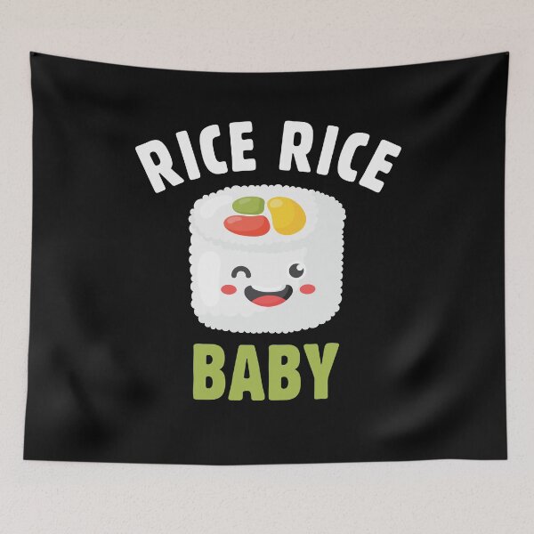 Item preview, Funny Chinese Asian Sushi Lover Rice Rice Baby designed and sold by knapst.
