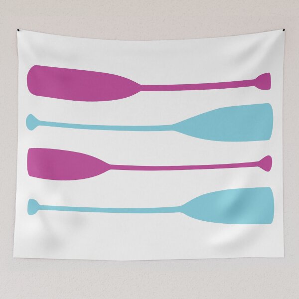 Item preview, Pink and Teal Oars designed and sold by BeaSchoney.