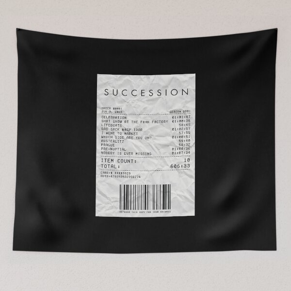 Item preview, Succession Season 1 Receipt designed and sold by d-obsession-k.