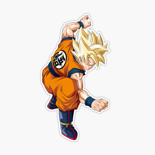 Goku Saiyan Blue Dragon Ball Z Essential  Sticker for Sale by posikbisawin