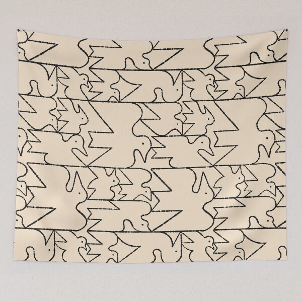 Item preview, Linear Flock No. 1 designed and sold by Renea L Thull.