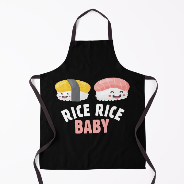 Item preview, Sushi Funny Quote Chinese Asian Food Lover - Rice Rice Baby designed and sold by knapst.