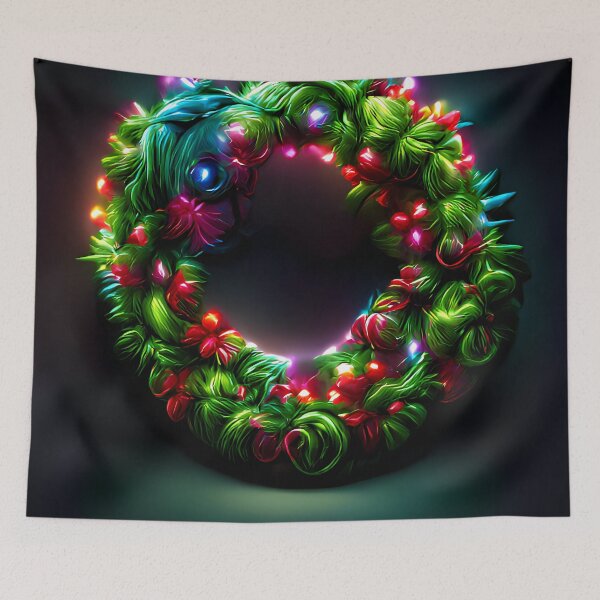 Item preview, Christmas Wreath, A.I. generated #1 by GizbarArts made with a.i. designed and sold by Ganzabara.