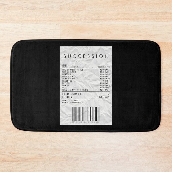 Item preview, Succession Season 2 Receipt designed and sold by d-obsession-k.
