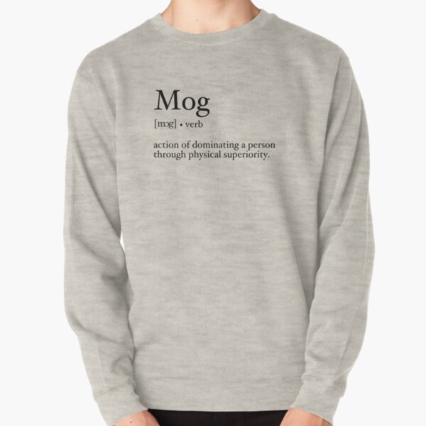  Mog Or Get Mogged Weightlifting Ironic Zip Hoodie : Clothing,  Shoes & Jewelry