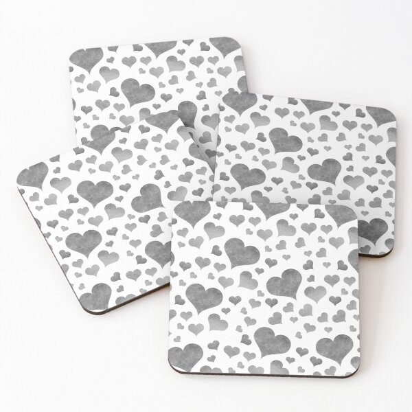 Item preview, Silver Heart Pattern - Valentine's Day Heart Pattern designed and sold by gjsart.
