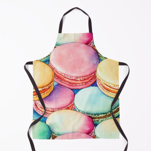 Item preview, Watercolor dessert french macaron pattern designed and sold by my-moody-place.