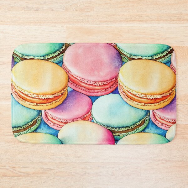 Item preview, Watercolor dessert french macaron pattern designed and sold by my-moody-place.