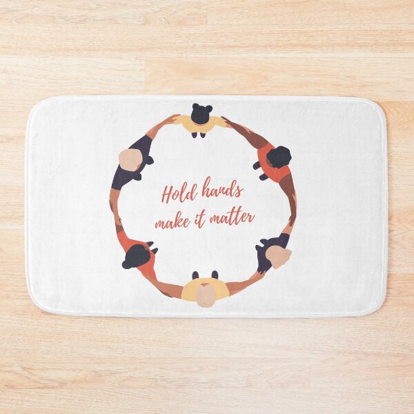 Item preview, Hold hands make it matter- human chain  designed and sold by ZoesAttic.