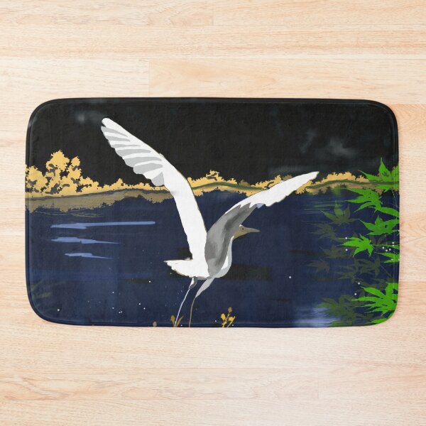 Item preview, Long Legged Bird over Water designed and sold by designs-by-ann.