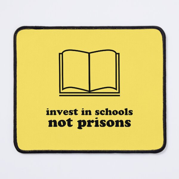 Item preview, Invest In Schools Not Prisons_black text designed and sold by quinnhopp.
