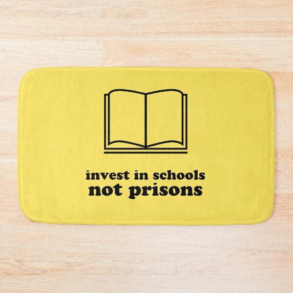 Item preview, Invest In Schools Not Prisons_black text designed and sold by quinnhopp.