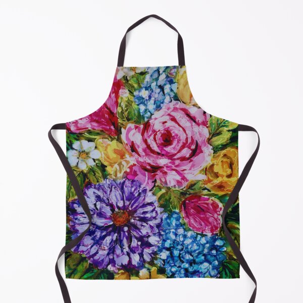 Item preview, Brushy Batik with Rose and Hydrangea designed and sold by Leslie Rogers Todder.