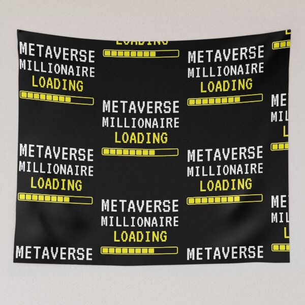 Item preview, Metaverse Millionaire Loading Funny Crypto Investing Quote designed and sold by Trankix.