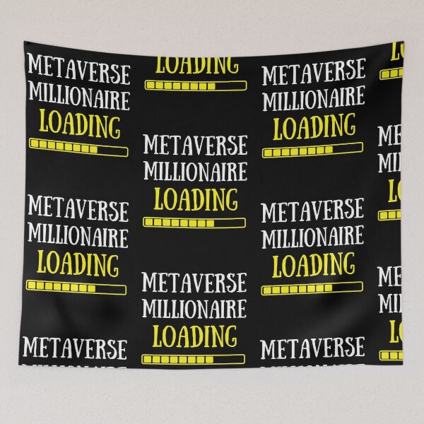 Item preview, Metaverse Millionaire Loading Funny Crypto Investing Quote designed and sold by Trankix.
