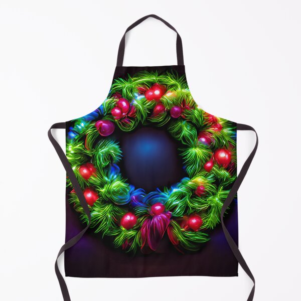 Item preview, Christmas Wreath, A.I. generated #2 by GizbarArts made with a.i. designed and sold by Ganzabara.