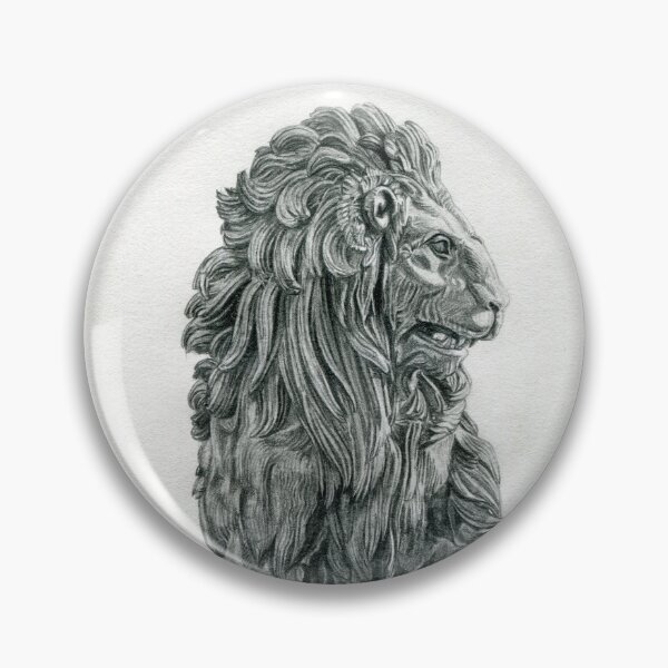 Item preview, Leon del Palacio de los congresos, Madrid. Pencil study designed and sold by Scott C. L. Hollingsworth.