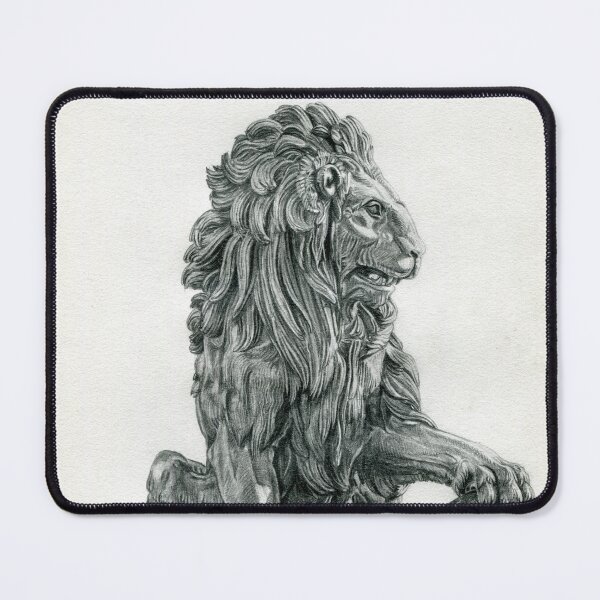 Item preview, Leon del Palacio de los congresos, Madrid. Pencil study designed and sold by Scott C. L. Hollingsworth.