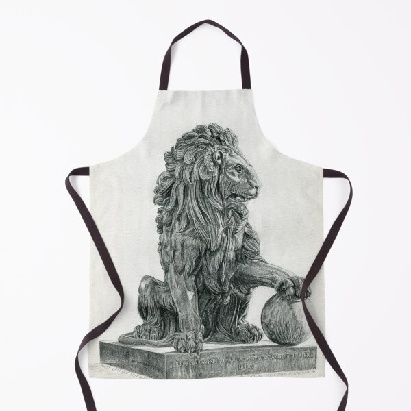 Item preview, Leon del Palacio de los congresos, Madrid. Pencil study designed and sold by Scott C. L. Hollingsworth.