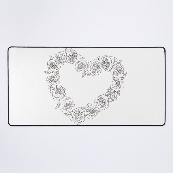 Item preview, Black Rose filled heart designed and sold by Tasha-design.