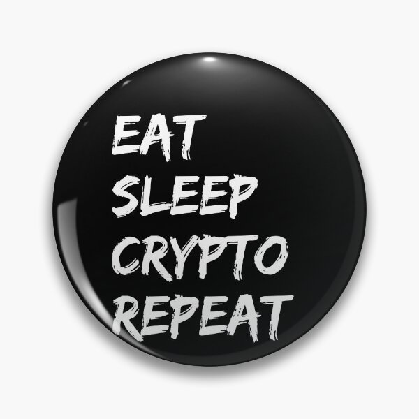 Item preview, Eat Sleep Crypto Repeat Funny Crypto Investing Quote Hodl designed and sold by Trankix.