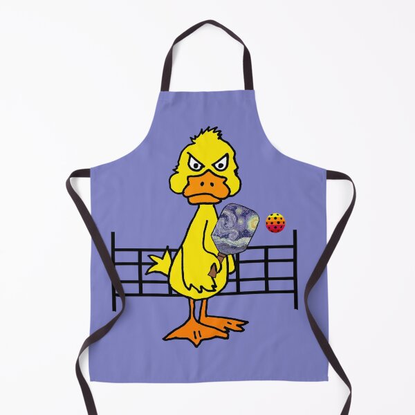 Item preview, Funny Yellow Duck Playing Pickleball Sports designed and sold by Nature's Fancy.