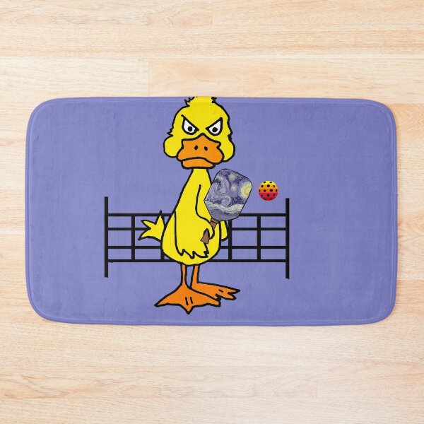 Item preview, Funny Yellow Duck Playing Pickleball Sports designed and sold by Nature's Fancy.