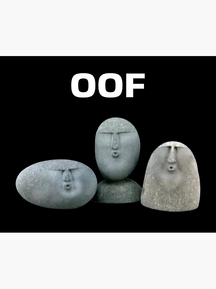 Oof Stones Definition | Greeting Card