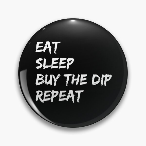 Item preview, Eat Sleep Buy The Dip Repeat Funny Crypto Investing Hodl designed and sold by Trankix.