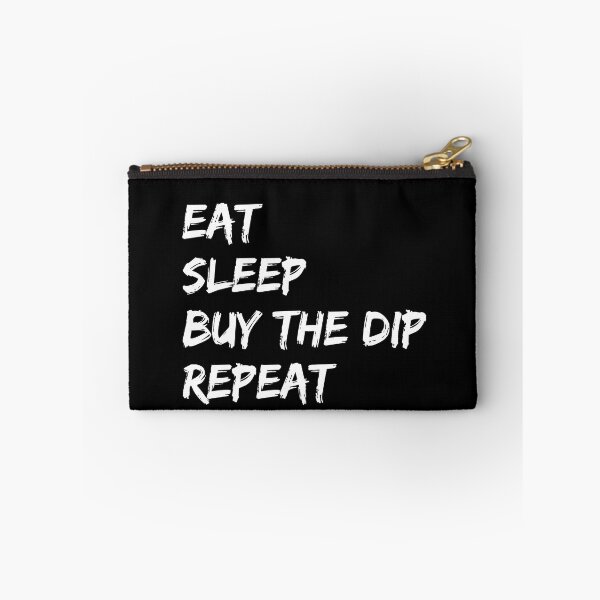 Item preview, Eat Sleep Buy The Dip Repeat Funny Crypto Investing Hodl designed and sold by Trankix.