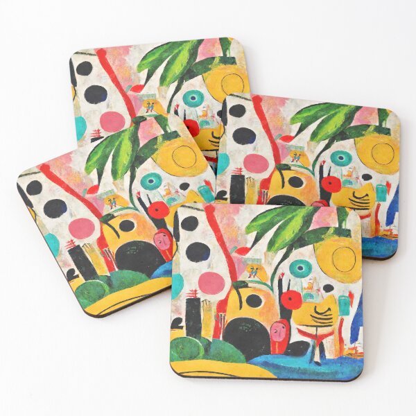 Item preview, Psychedelic Tropical Landscape designed and sold by boboparadise.