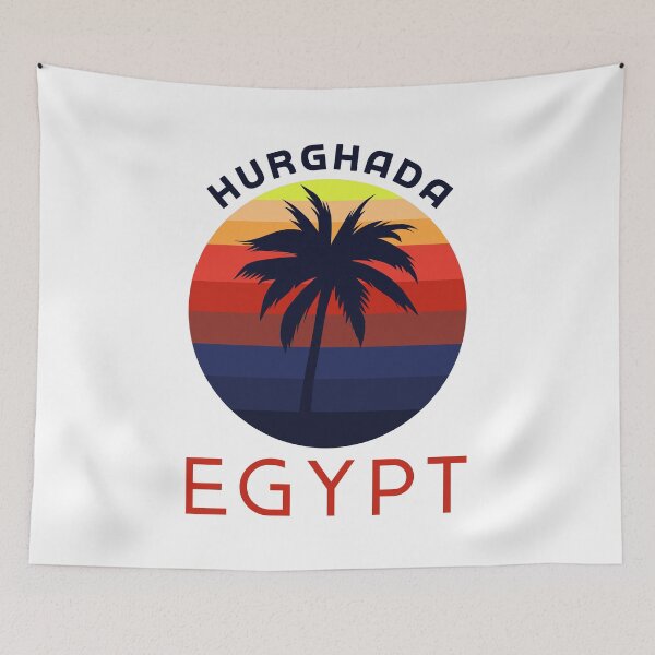 Item preview, Hurghada Egypt Sunset Palm Tree designed and sold by EgyptConnection.