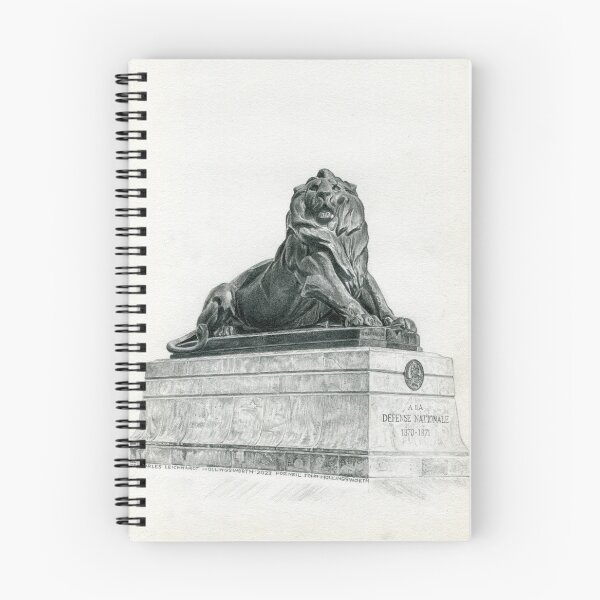 Item preview, The Lion of Belfort, study in pencil designed and sold by Scott C. L. Hollingsworth.