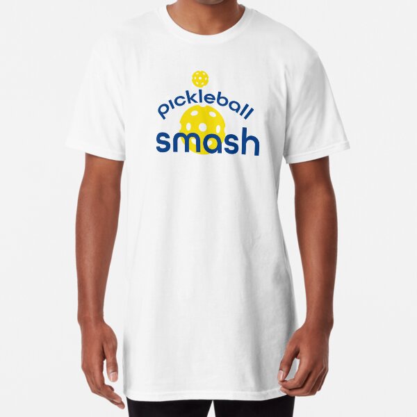 Funny Yellow Pickleball Smash Long T-Shirt