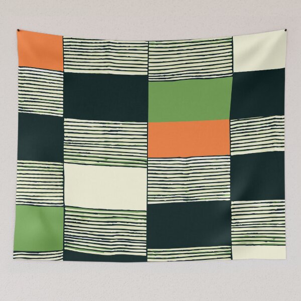Item preview, Etchnic Scandinavian Pattern - Horizontal Stripes designed and sold by MyArt23.