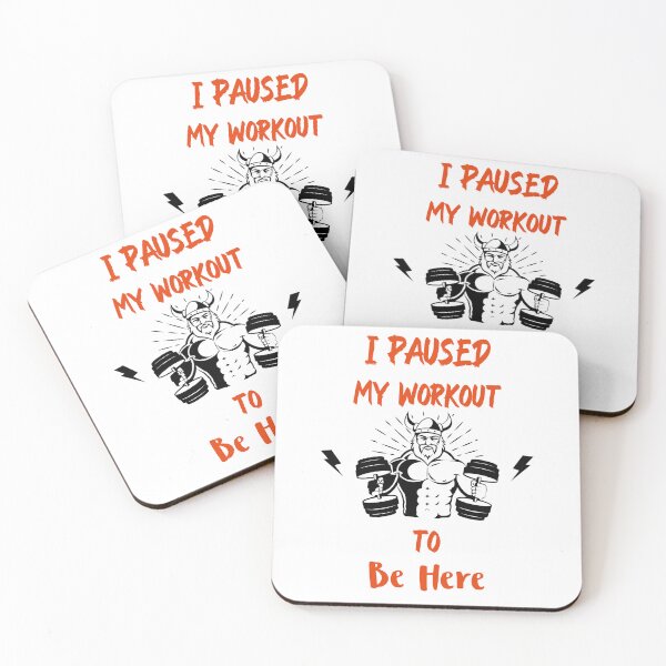Aperçu de l'œuvre J'ai interrompu mon entraînement pour être ici Funny Gym Sarcastic créée et vendue par designsdetour.