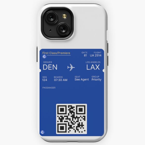 Las Vegas Boarding Pass iPhone Case - Blanc Space