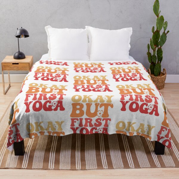 Item preview, Okay But First Yoga designed and sold by THROUGH-LIFE.