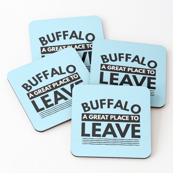 Item preview, Buffalo A Great Place To Leave! Funny Travel designed and sold by CuddleStore.