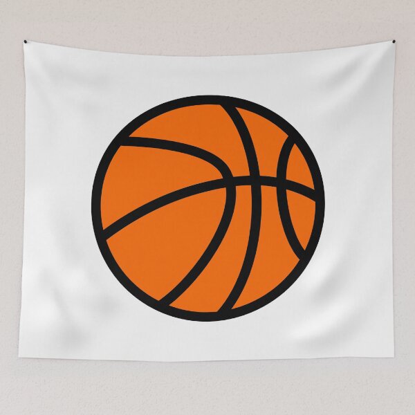 Item preview, Basketball with White Background Design designed and sold by beccaveedesigns.