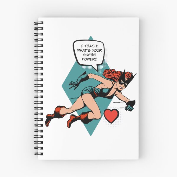 Item preview, I Teach! What's Your Super Power? Female Teacher Gift designed and sold by SSustainable.
